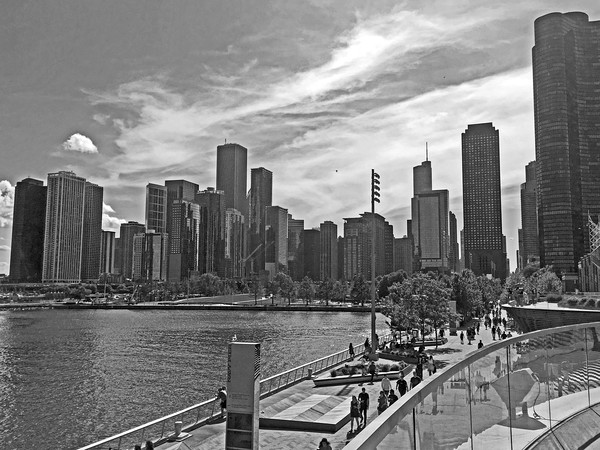 CHICAGO Picture Board by Anthony Kellaway