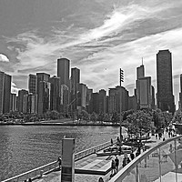 Buy canvas prints of CHICAGO by Anthony Kellaway
