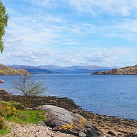Buy canvas prints of            Loch a'Choire                     by Anthony Kellaway