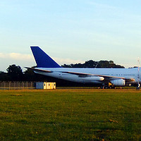 Buy canvas prints of Boeing 747 Dunsfold airfield Surrey by Anthony Kellaway