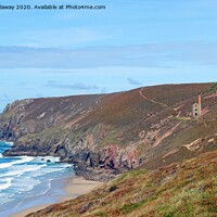 Buy canvas prints of Chapel Forth tin mines by Anthony Kellaway