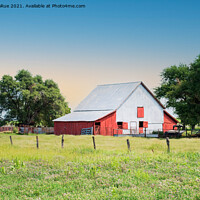 Buy canvas prints of Farmyard Barn by Betty LaRue