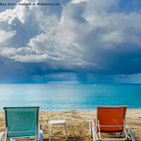 Buy canvas prints of Tropical Storm on the Caribbean by Betty LaRue