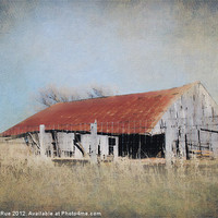 Buy canvas prints of Impressionistic Old Barn by Betty LaRue