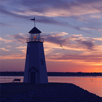 Buy canvas prints of The Lighthouse by Betty LaRue