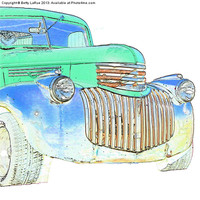 Buy canvas prints of Chevrolet Pickup 2 by Betty LaRue