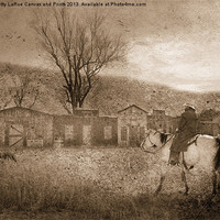 Buy canvas prints of Ghost Town #2 by Betty LaRue