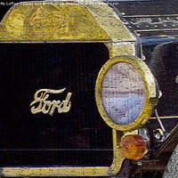 Buy canvas prints of Ford Model A by Betty LaRue