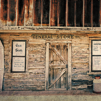 Buy canvas prints of  Old West General Store by Betty LaRue