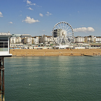 Buy canvas prints of Brighton Seafront by VICTORIA HENDRICK