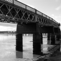 Buy canvas prints of Tay Rail Bridge by Lisa Taylor