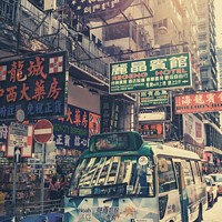 Buy canvas prints of Hong kong Signs II by Pascal Deckarm