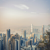 Buy canvas prints of Hong Kong Sunset by Pascal Deckarm