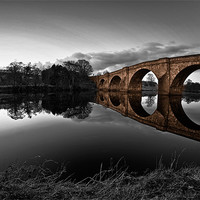 Buy canvas prints of Chollerford Bridge, Northumberland by Alan Todd