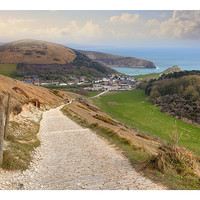 Buy canvas prints of West Lulworth by Andrew Roland