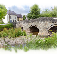 Buy canvas prints of Clun by Andrew Roland