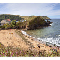 Buy canvas prints of Hope Cove by Andrew Roland