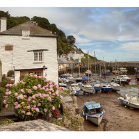 Buy canvas prints of Polperro by Andrew Roland