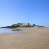 Buy canvas prints of Burgh Island, Devon by Andrew Roland