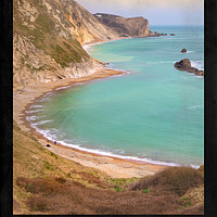 Buy canvas prints of Dorset Railway Poster by Andrew Roland