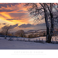Buy canvas prints of Cotswold Snow by Andrew Roland