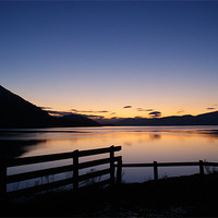 Buy canvas prints of Loch Linnhe Sunset by Fiona McCormick