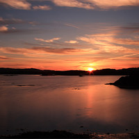 Buy canvas prints of Sunset over Iona by James Marsden