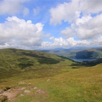 Buy canvas prints of View over Loch Earn from Ben Vorlich by James Marsden
