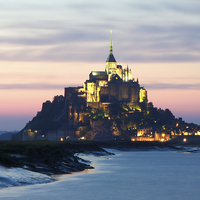 Buy canvas prints of Mont Saint-Michel by James Marsden