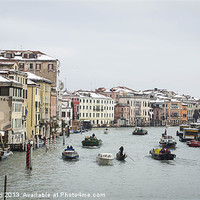 Buy canvas prints of Venice under snow by Chiara Cattaruzzi