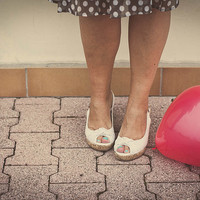 Buy canvas prints of My sandals and my balloon by Chiara Cattaruzzi