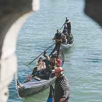 Buy canvas prints of Rowing in Venice by Chiara Cattaruzzi