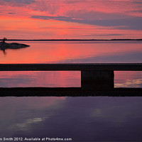 Buy canvas prints of Archipelago of Stockholm, sunset by Kathleen Smith (kbhsphoto)