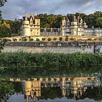 Buy canvas prints of Chateau d'Usse by peter schickert