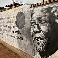 Buy canvas prints of Nelson Mandela by peter schickert