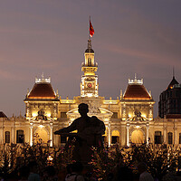 Buy canvas prints of Ho Chi Minh City Hall by peter schickert