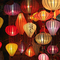Buy canvas prints of  Colorful Lanterns of Hoi An by peter schickert