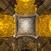 Buy canvas prints of Seville Cathedral  by peter schickert