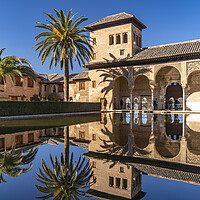 Buy canvas prints of Alhambra Granada by peter schickert