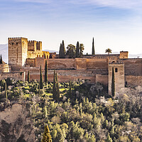 Buy canvas prints of Alhambra Granada by peter schickert