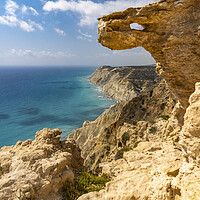 Buy canvas prints of Cape Aspro Cyprus by peter schickert