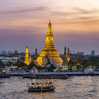 Buy canvas prints of Wat Arun by peter schickert