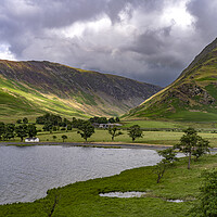 Buy canvas prints of Buttermere lake by peter schickert