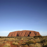 Buy canvas prints of Uluru or Ayers Rock by peter schickert