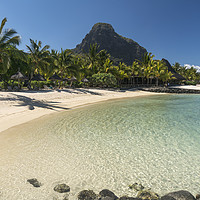 Buy canvas prints of Le Morne Mauritius by peter schickert