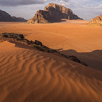 Buy canvas prints of Wadi Rum Jordan by peter schickert