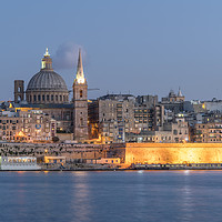 Buy canvas prints of Valletta, Malta  by peter schickert