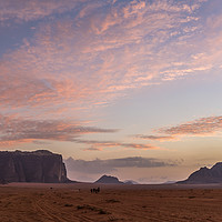 Buy canvas prints of Wadi Rum, Jordan  by peter schickert