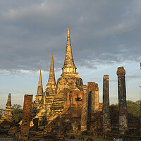 Buy canvas prints of Ayutthaya Historical Park, Thailand by peter schickert