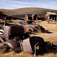 Buy canvas prints of ghost town Bodie, California by peter schickert